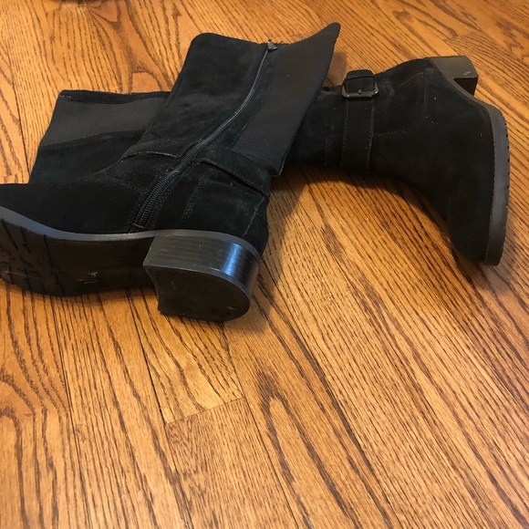 Donald j pliner black suede knee highs boots s 7.5 - Picture 5 of 5